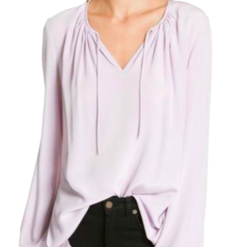 DIANE VON FURSTENBERG, 100% Silk, blouse.  dazzle.